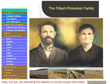 Tablet Screenshot of filbertfamily.net